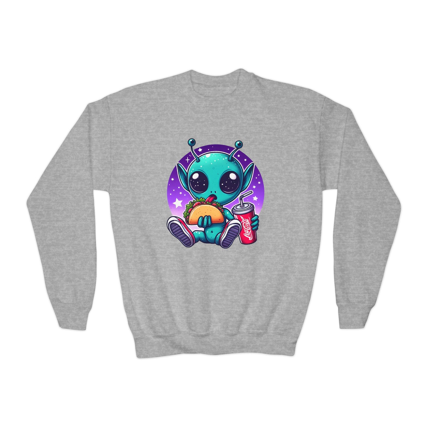 Extraterrestrial Taco Tuesday Kids Sweatshirt