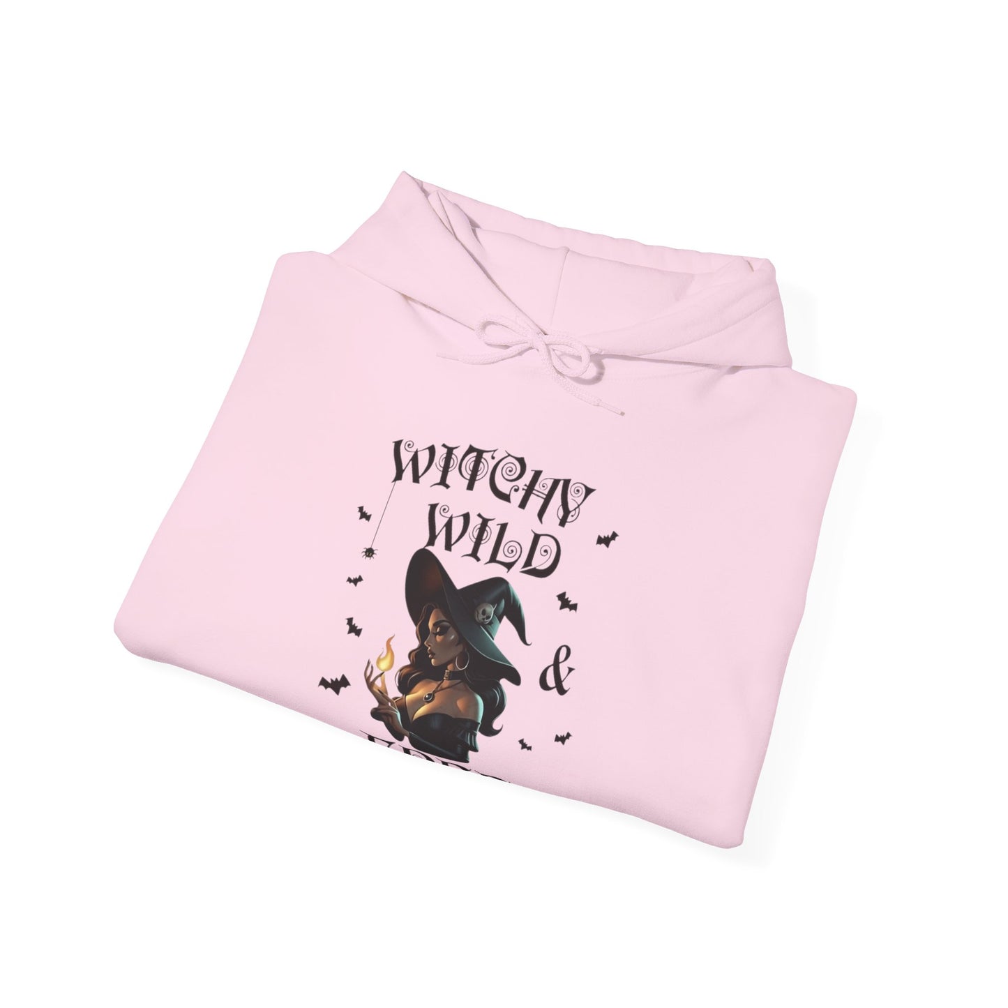 Witchy Wild & Free w/ Flame Hooded Sweatshirt