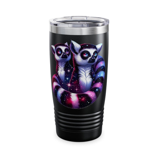 Two Galaxy Lemurs Stainless Steel Tumbler 20oz