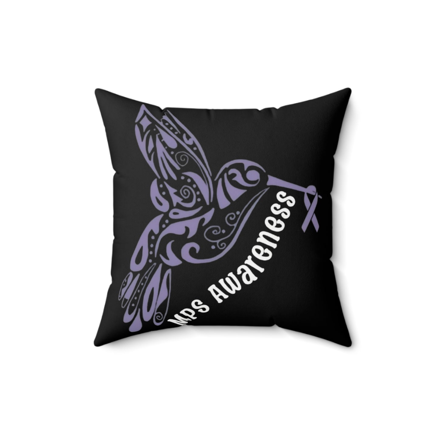 Hummingbird MPS Awareness Square Pillow