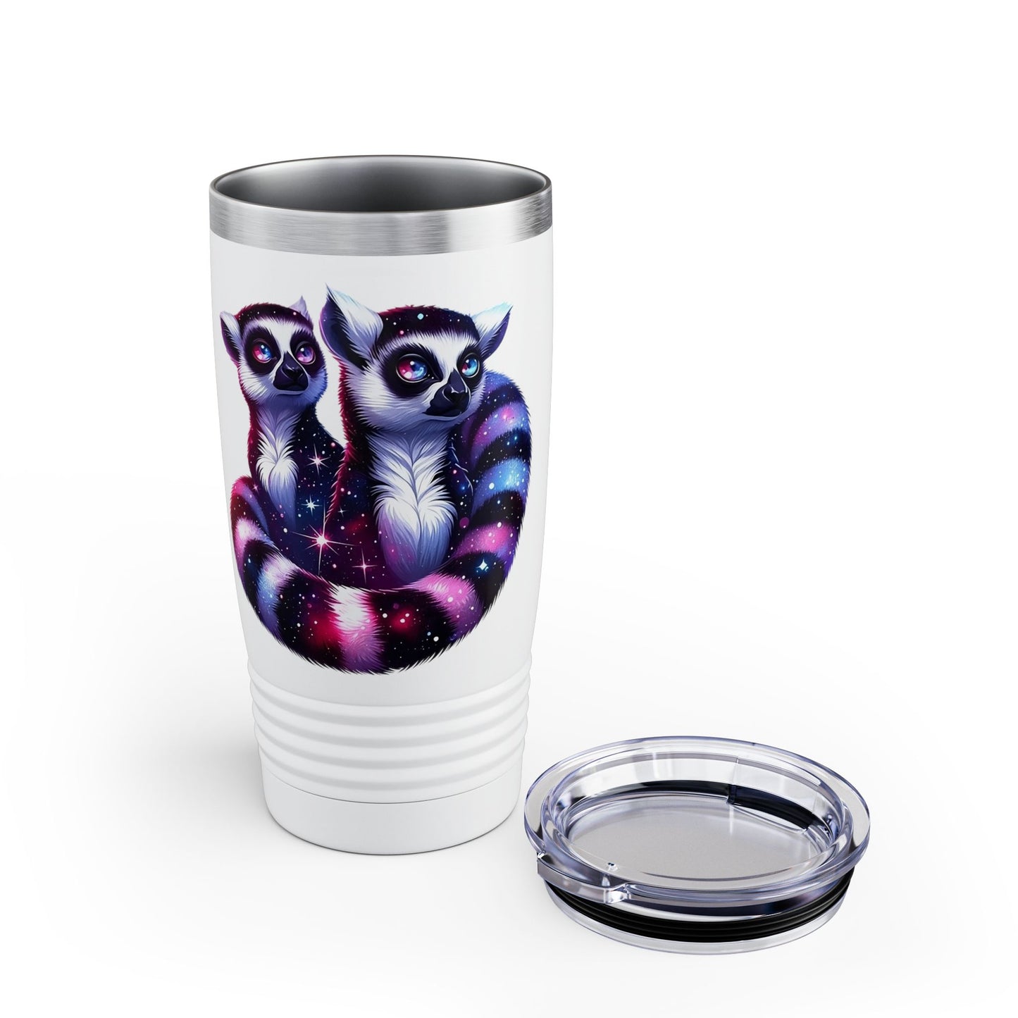 Two Galaxy Lemurs Stainless Steel Tumbler 20oz