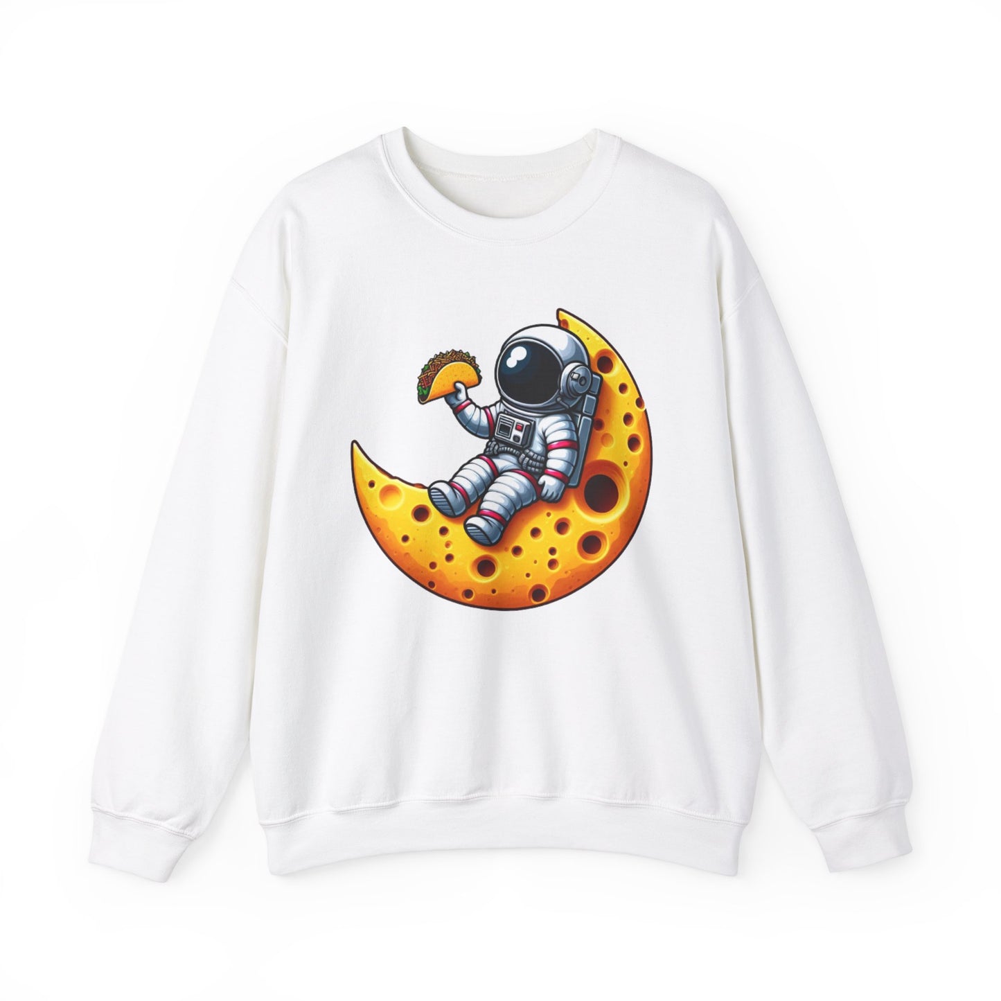 Astronaut on Cheese Moon Sweatshirt