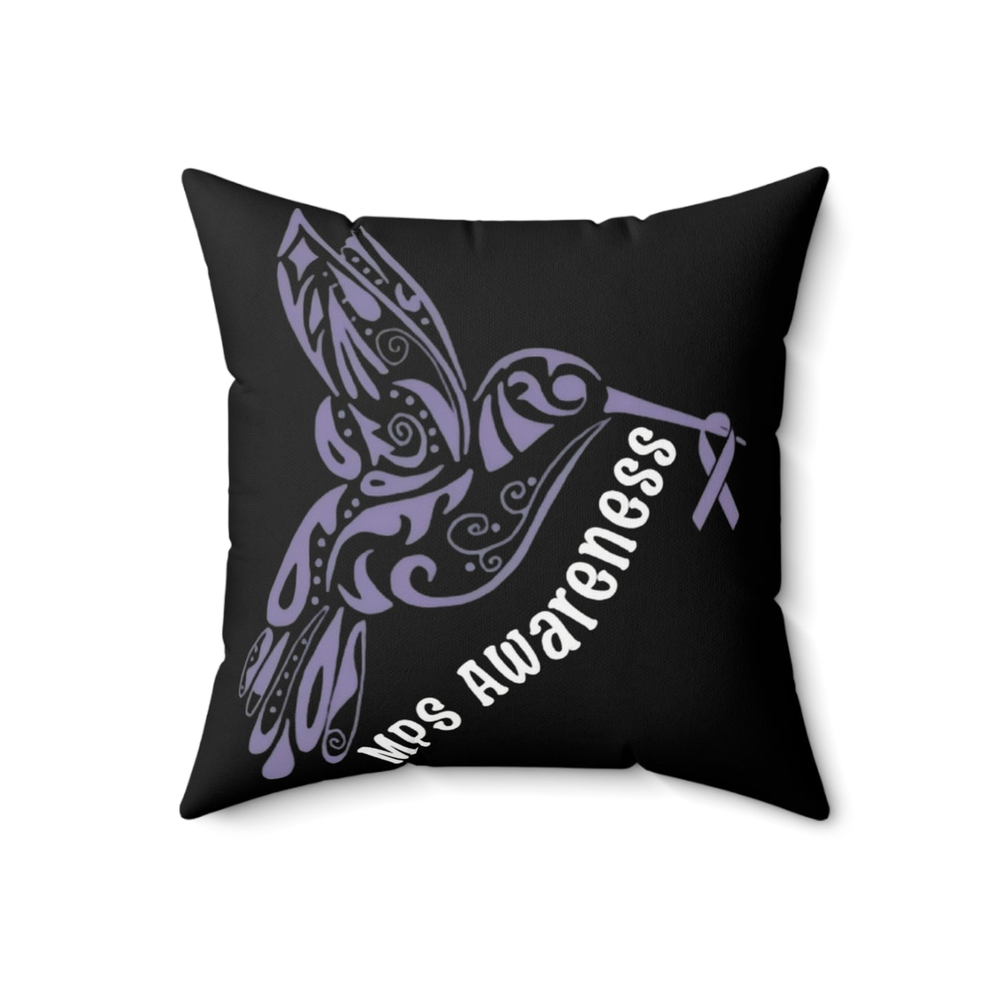 Hummingbird MPS Awareness Square Pillow
