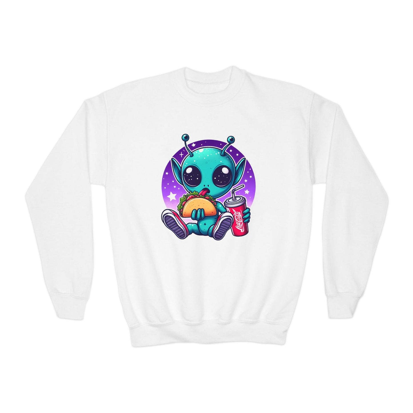 Extraterrestrial Taco Tuesday Kids Sweatshirt