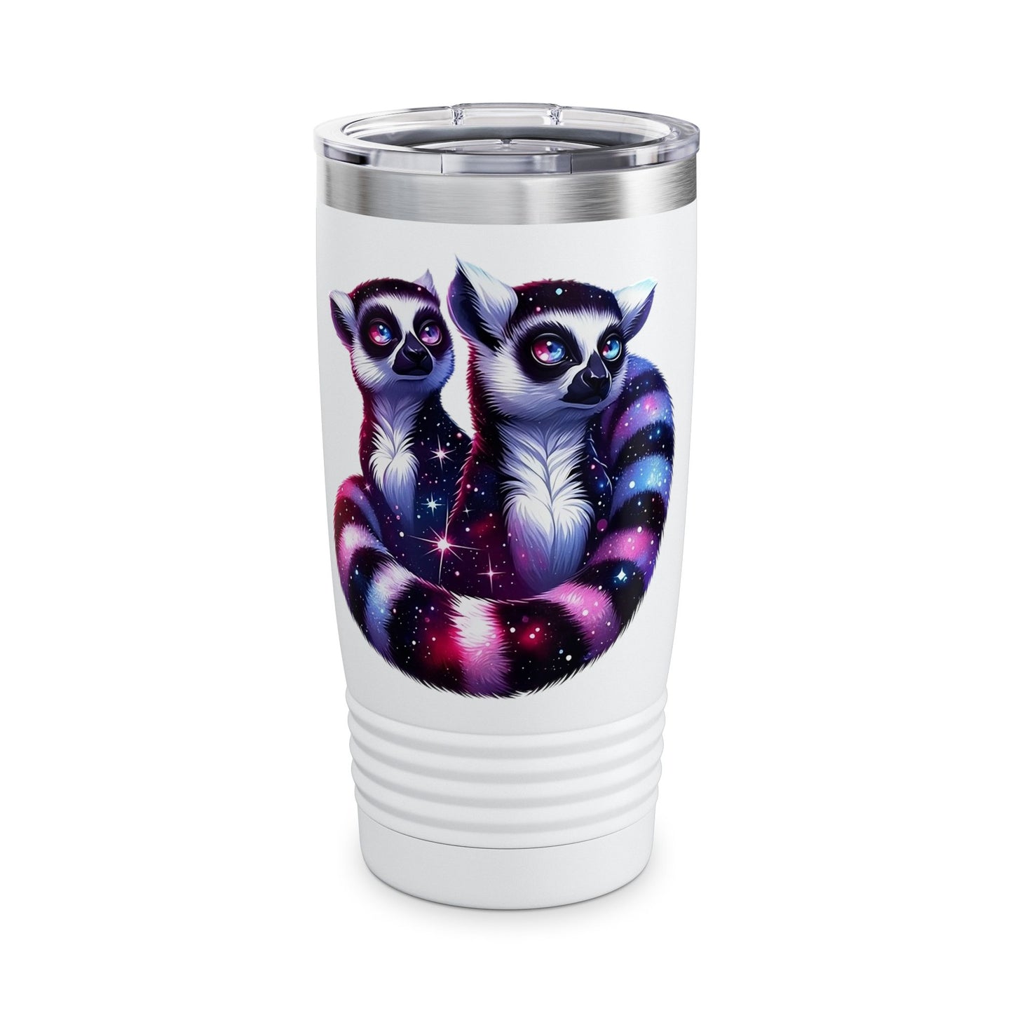 Two Galaxy Lemurs Stainless Steel Tumbler 20oz