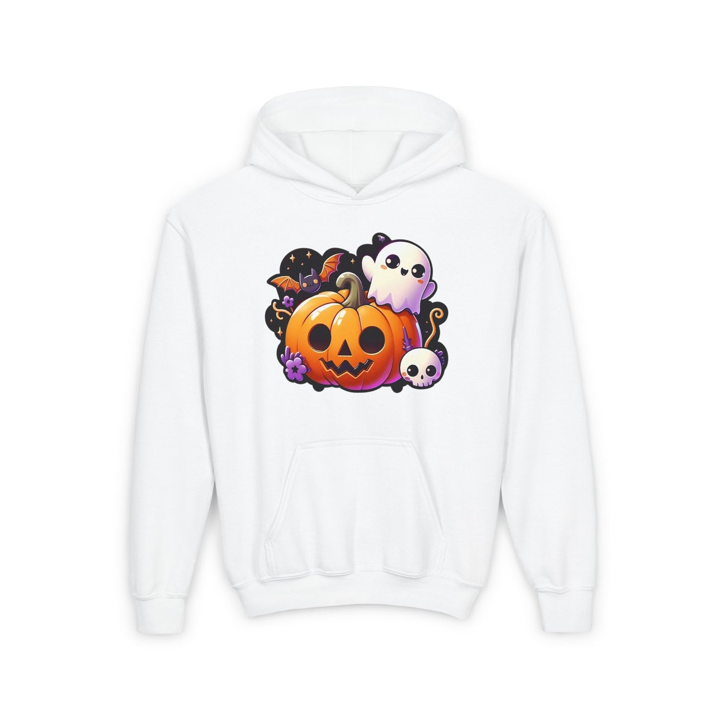 Cute Creatures of the Night Kids Hooded Sweatshirt