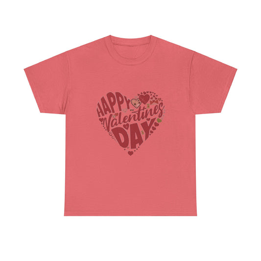 Happy Valentine's Day in a Heart SS Shirt