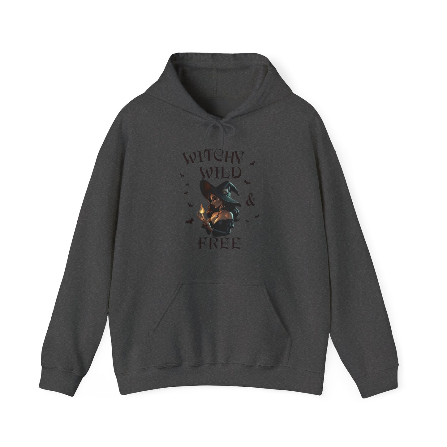 Witchy Wild & Free w/ Flame Hooded Sweatshirt
