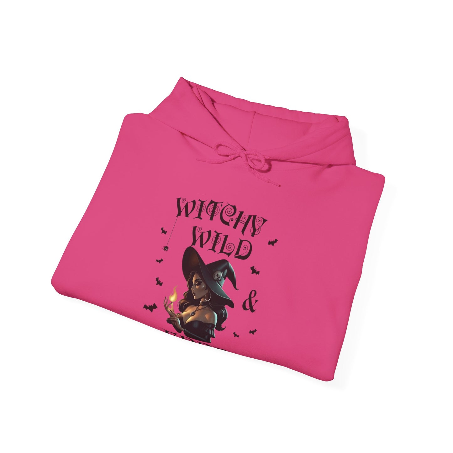 Witchy Wild & Free w/ Flame Hooded Sweatshirt
