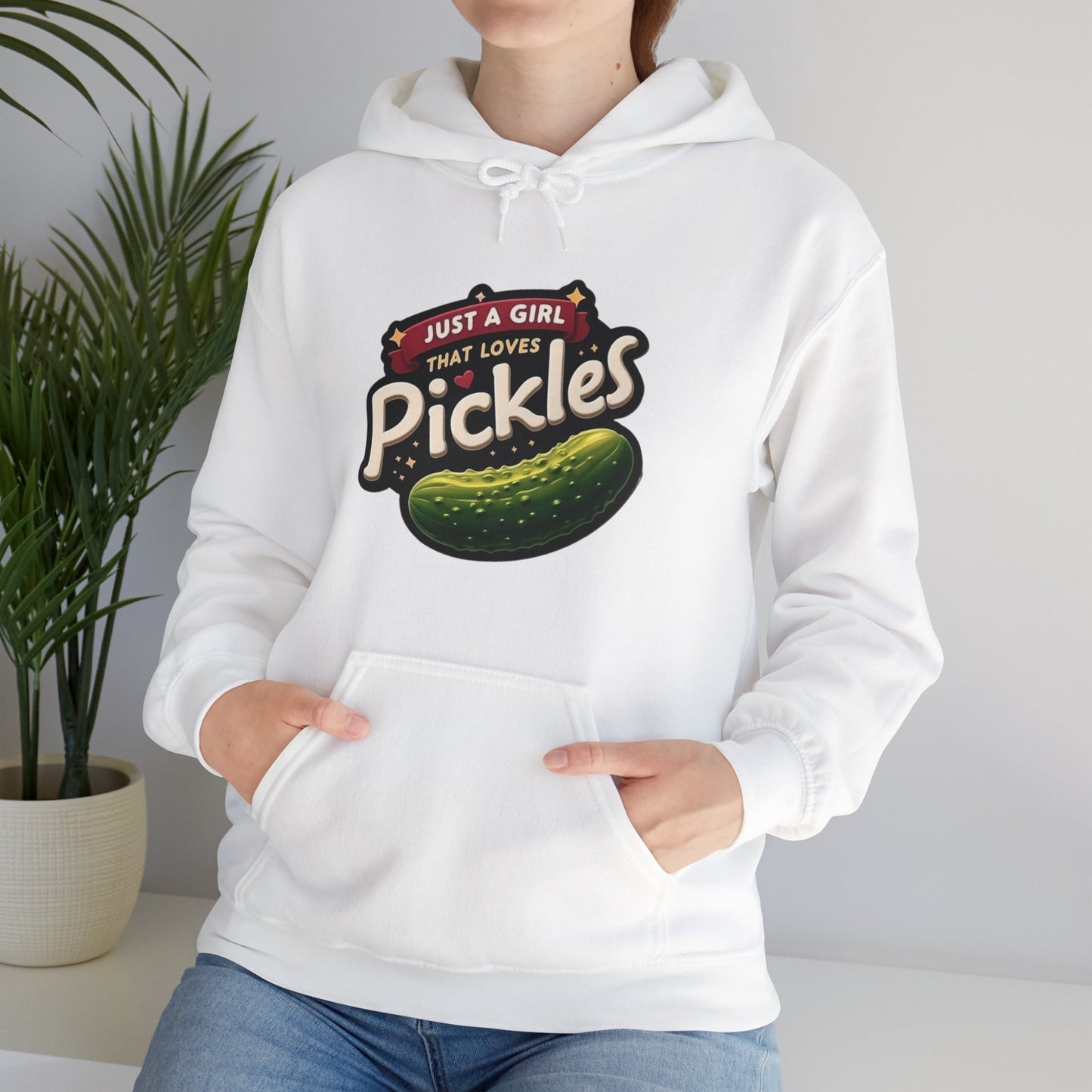 Just A Girl That Loves Pickles Hooded Sweatshirt