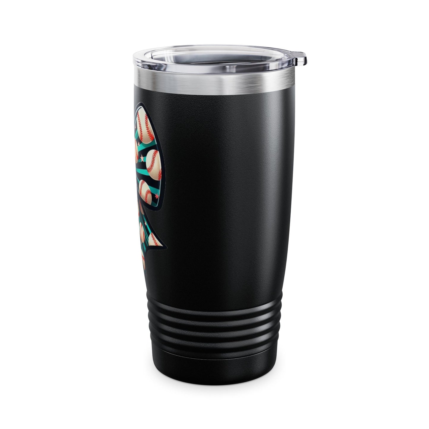 Baseball Prize Bow Stainless Steel Tumbler 20oz