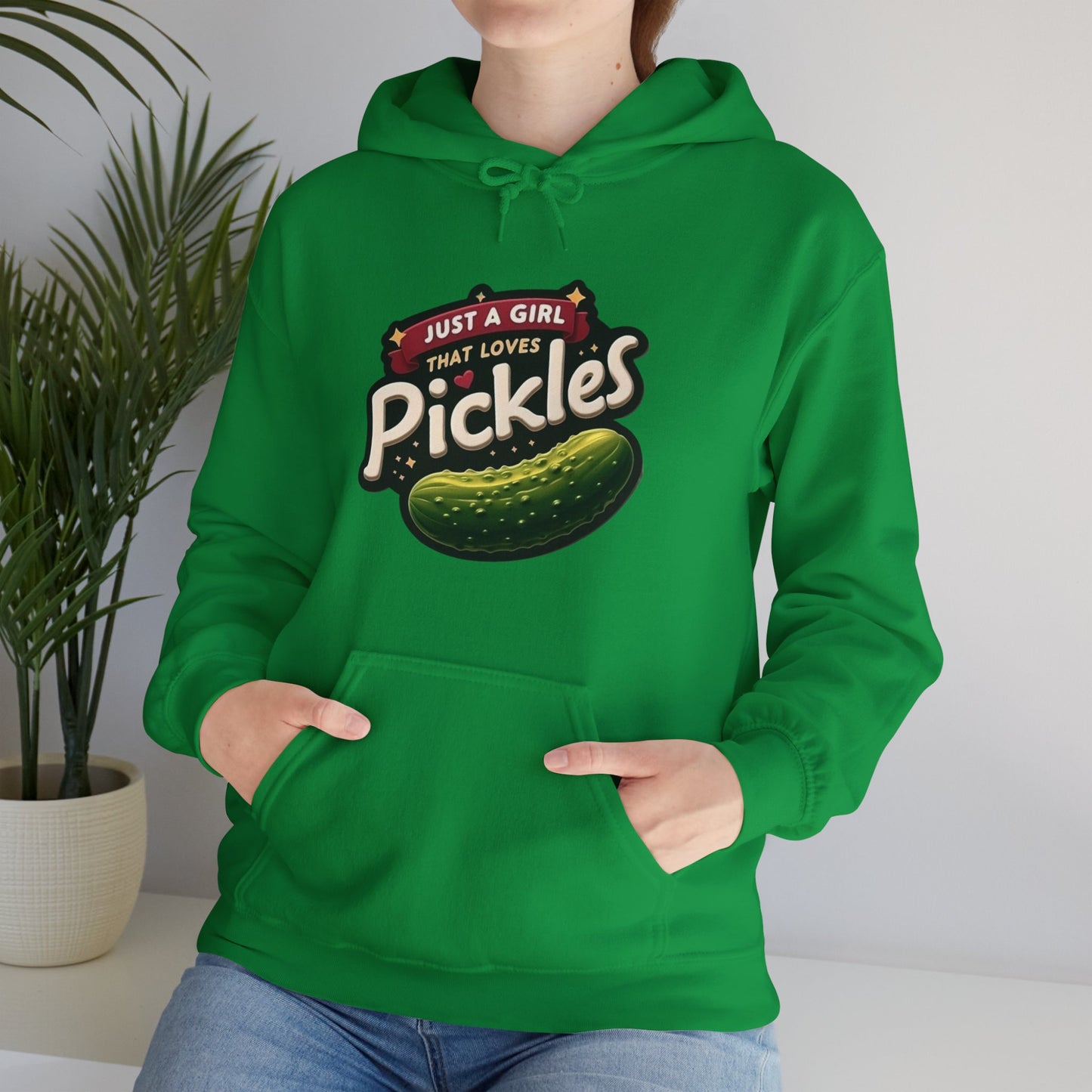 Just A Girl That Loves Pickles Hooded Sweatshirt