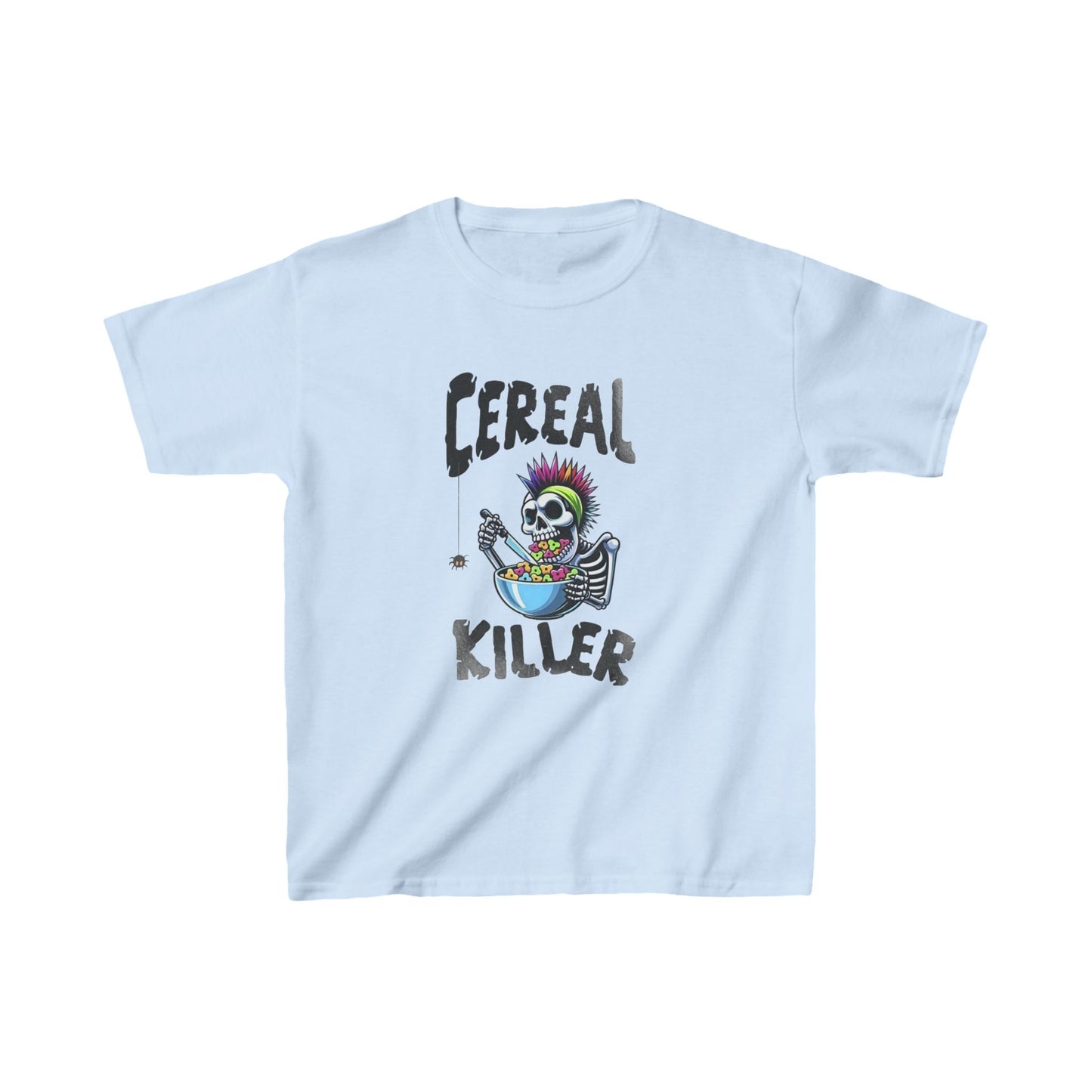 Skeleton Cereal Killer Kids Short Sleeve Shirt