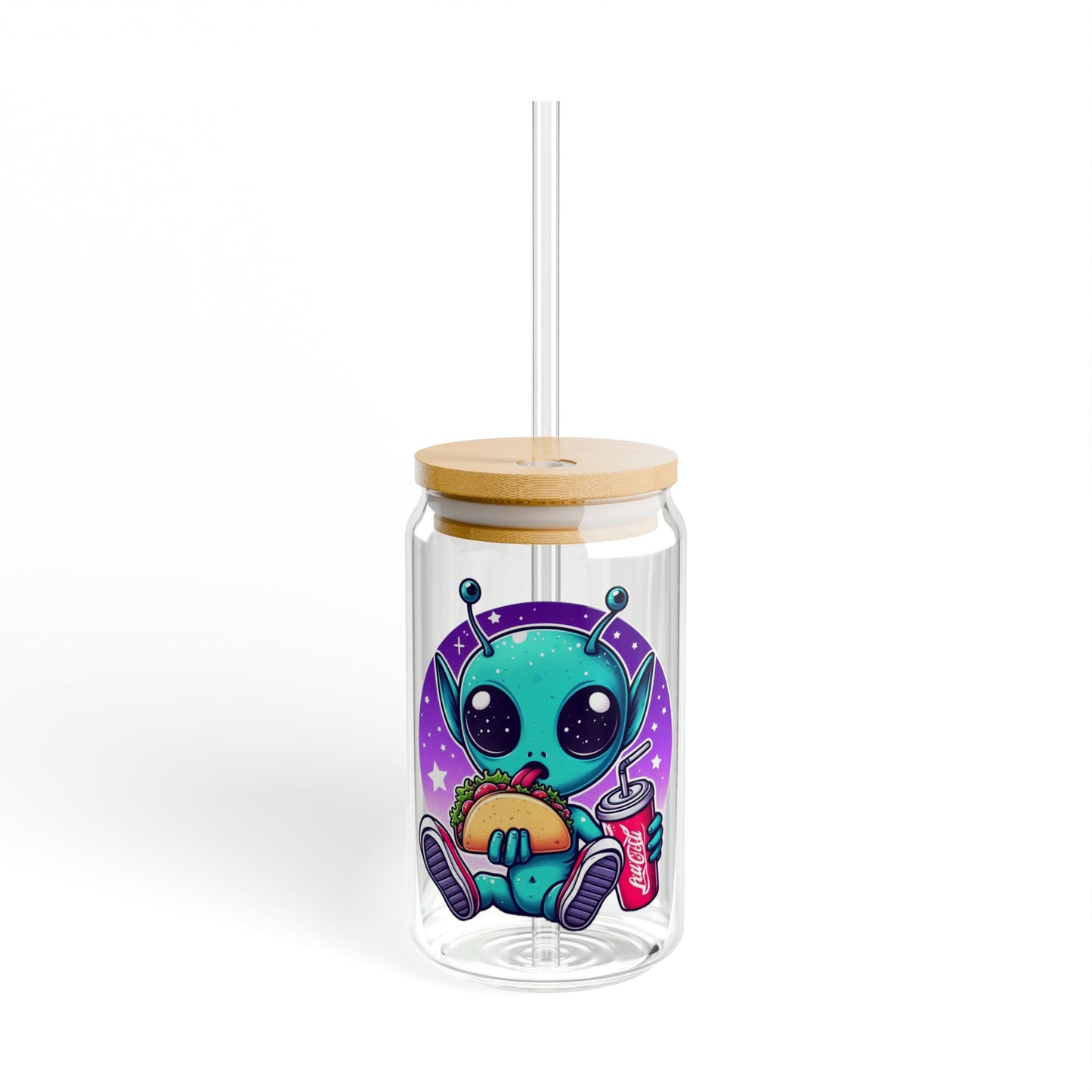 Extraterrestrial Taco Tuesday Sipper Glass 16oz