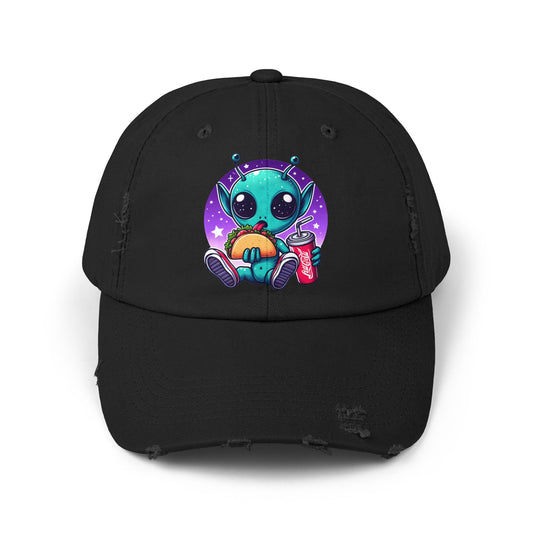 Extraterrestrial Taco Tuesday Distressed Hat