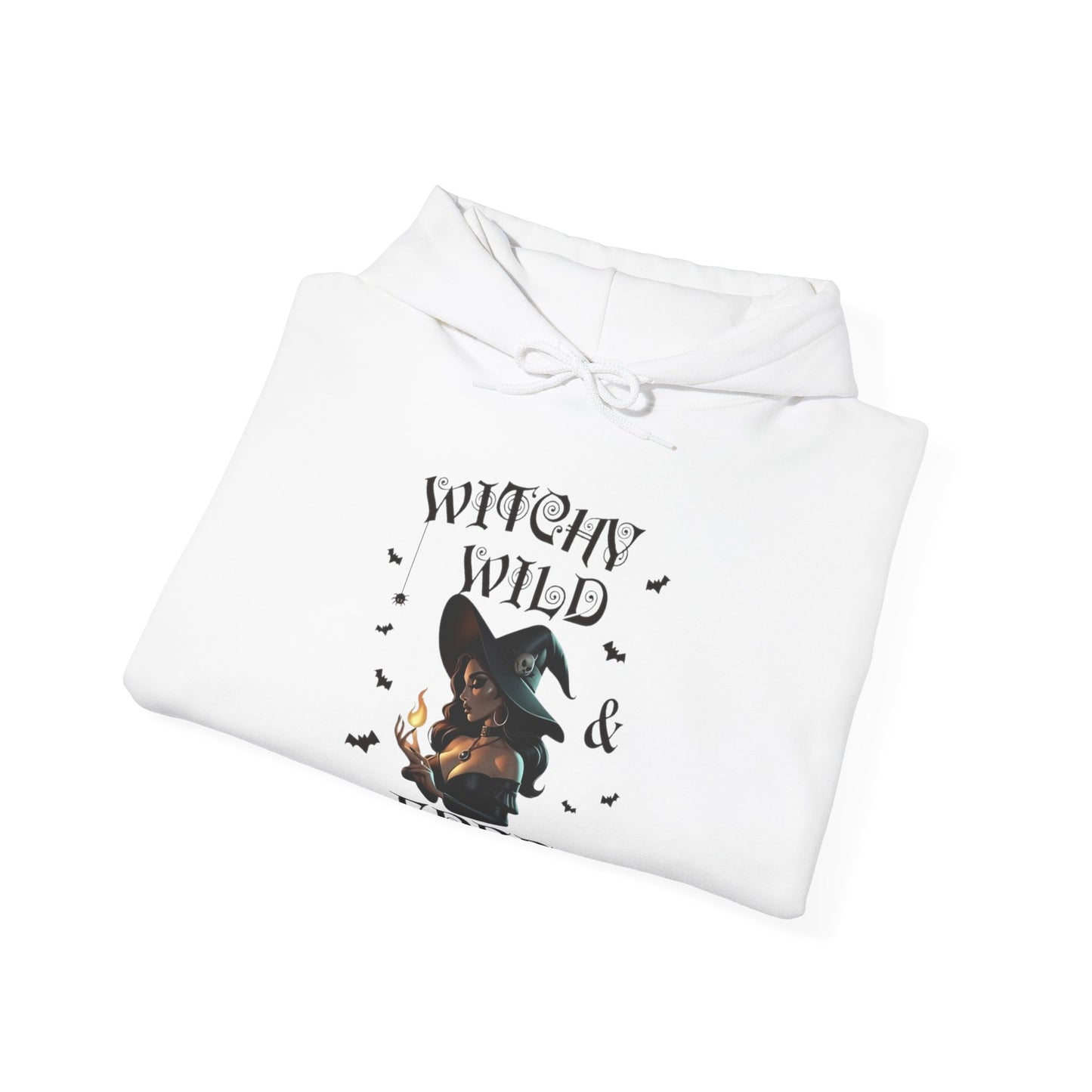 Witchy Wild & Free w/ Flame Hooded Sweatshirt