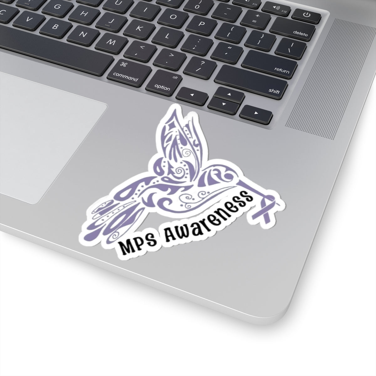 Hummingbird MPS Awareness Cut-Out Sticker