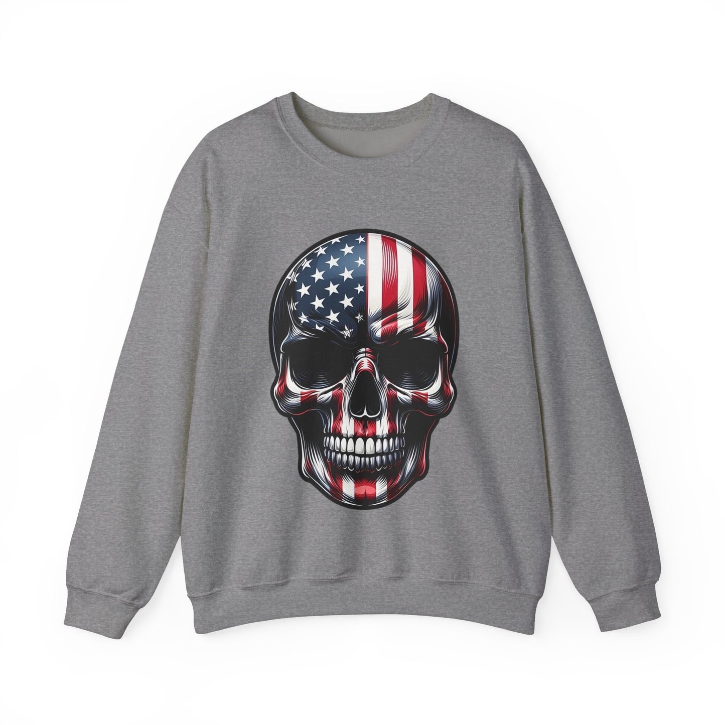 Skull, Stars and Stripes Sweatshirt