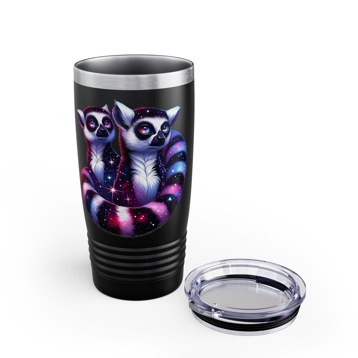 Two Galaxy Lemurs Stainless Steel Tumbler 20oz