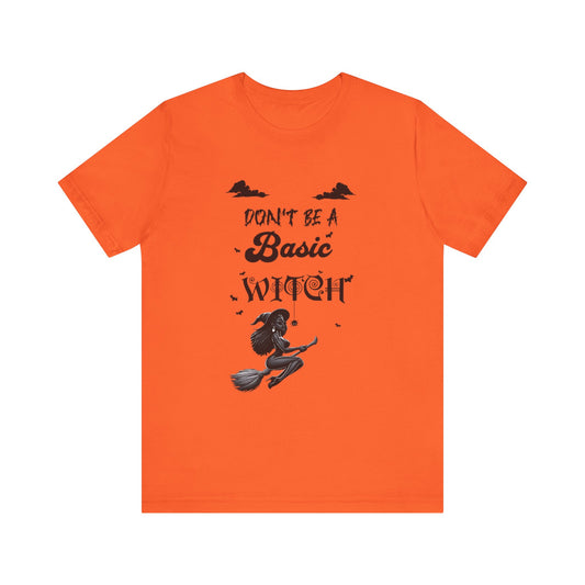 Not Your Basic Flying Witch Short Sleeve Shirt