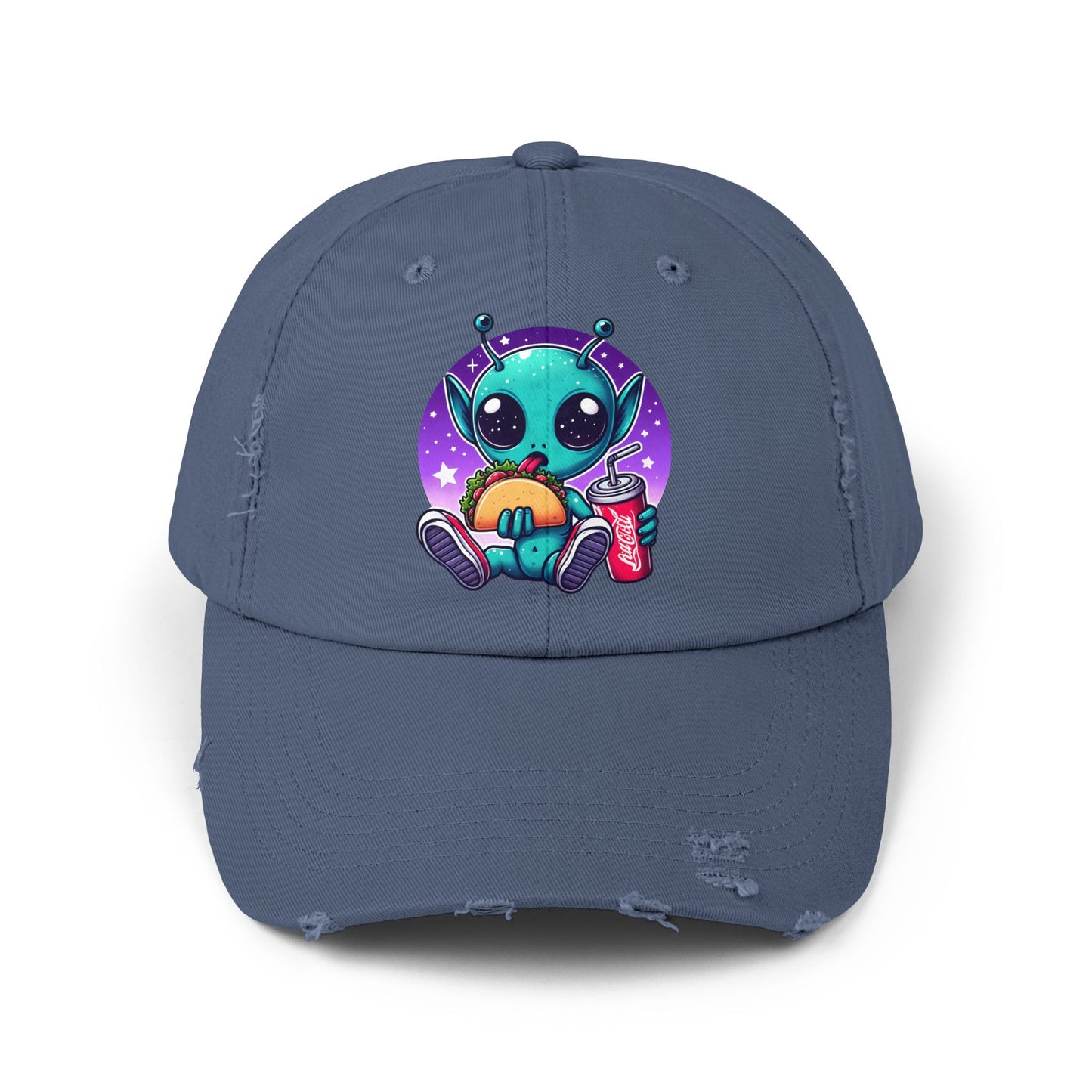 Extraterrestrial Taco Tuesday Distressed Hat