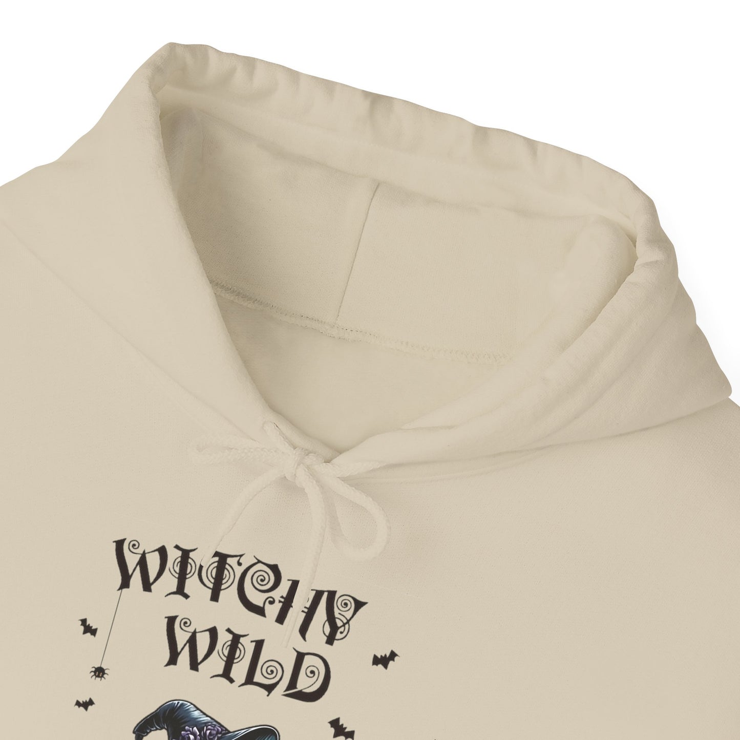 Witchy Wild & Free Skeleton w/ Diamond Jewel Hooded Sweatshirt