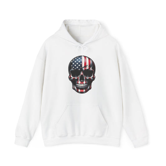 Skull, Stars & Stripes Hooded Sweatshirt