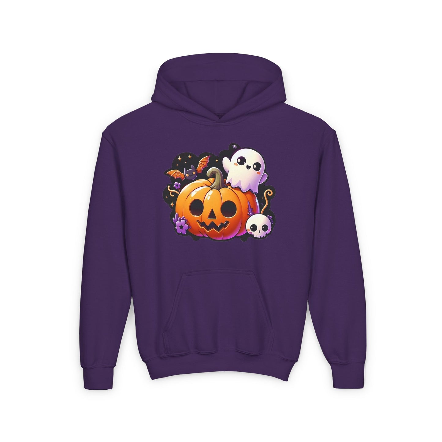 Cute Creatures of the Night Kids Hooded Sweatshirt