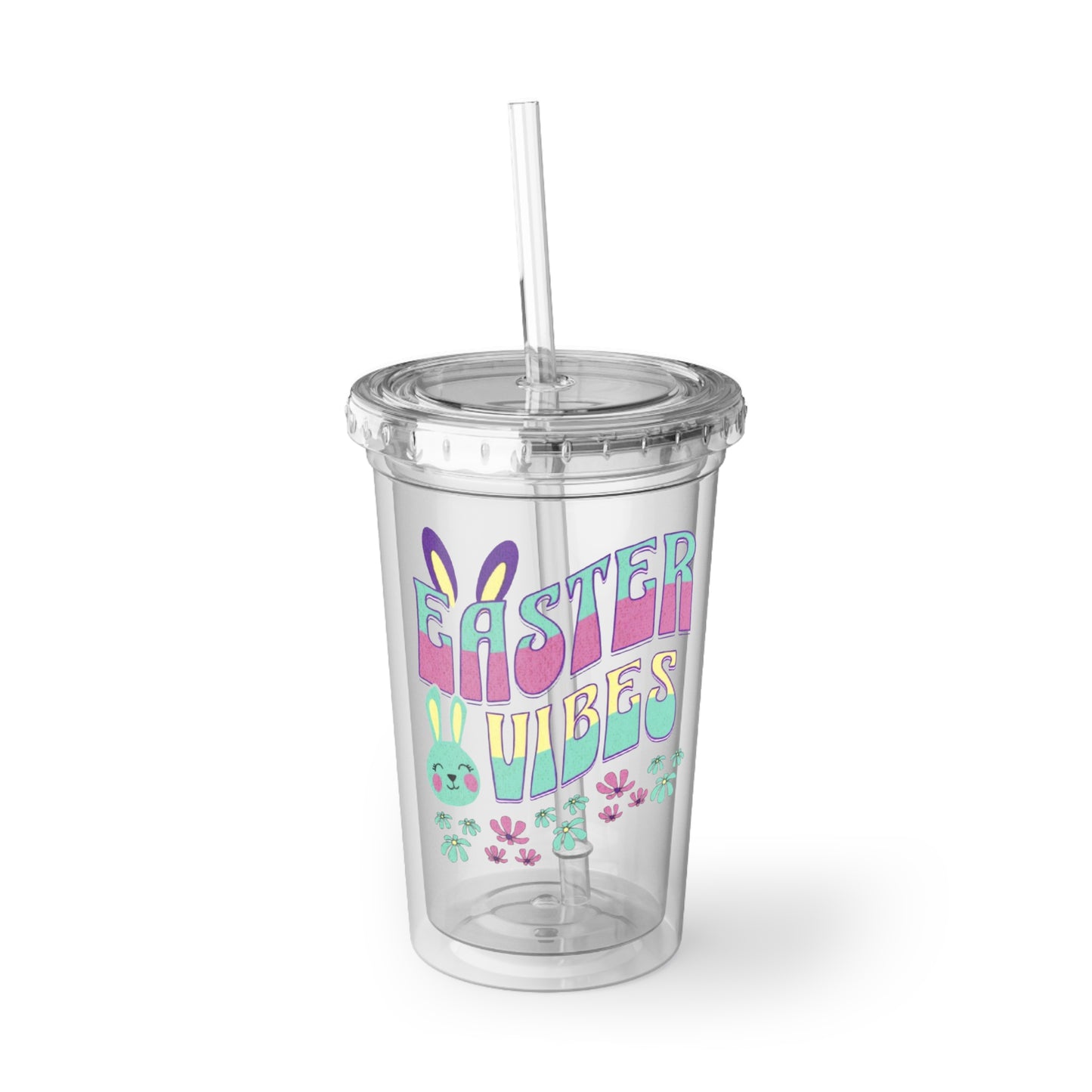 Easter Vibes Acrylic Tumbler 16oz