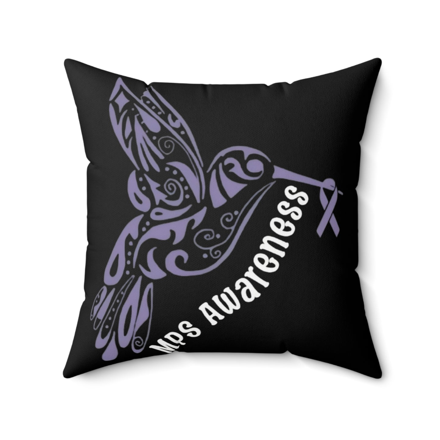Hummingbird MPS Awareness Square Pillow