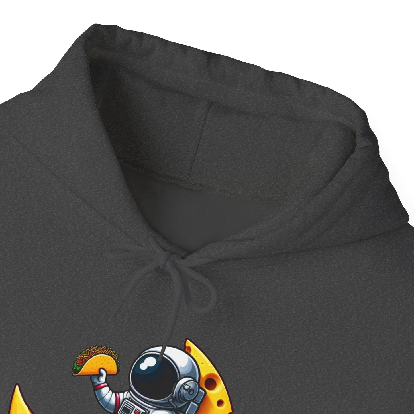 Astronaut On Cheese Moon Hooded Sweatshirt