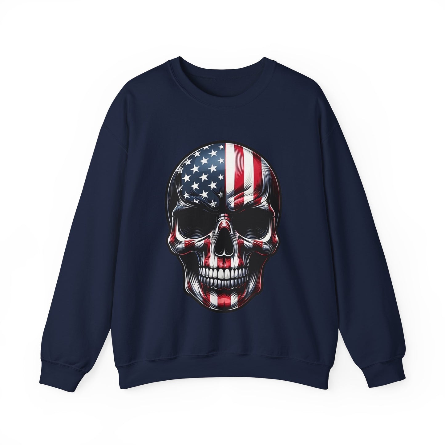 Skull, Stars and Stripes Sweatshirt