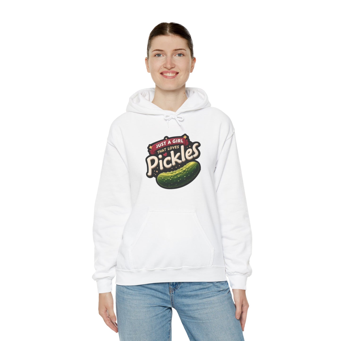 Just A Girl That Loves Pickles Hooded Sweatshirt