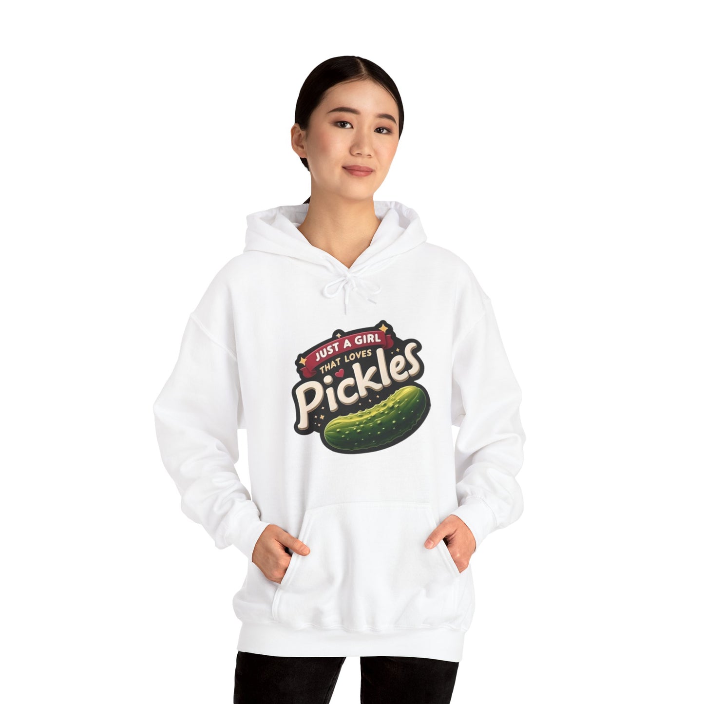 Just A Girl That Loves Pickles Hooded Sweatshirt