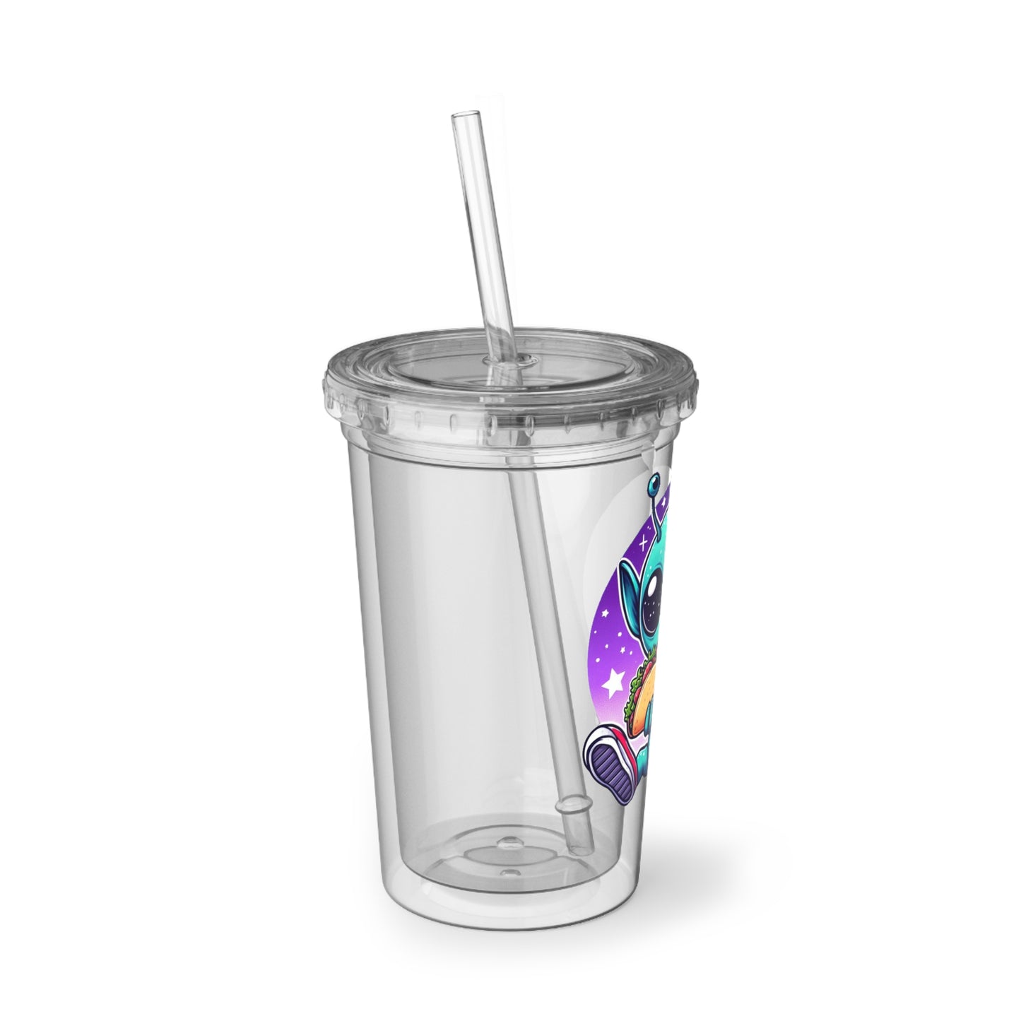Extraterrestrial Taco Tuesday Acrylic Tumbler 16oz