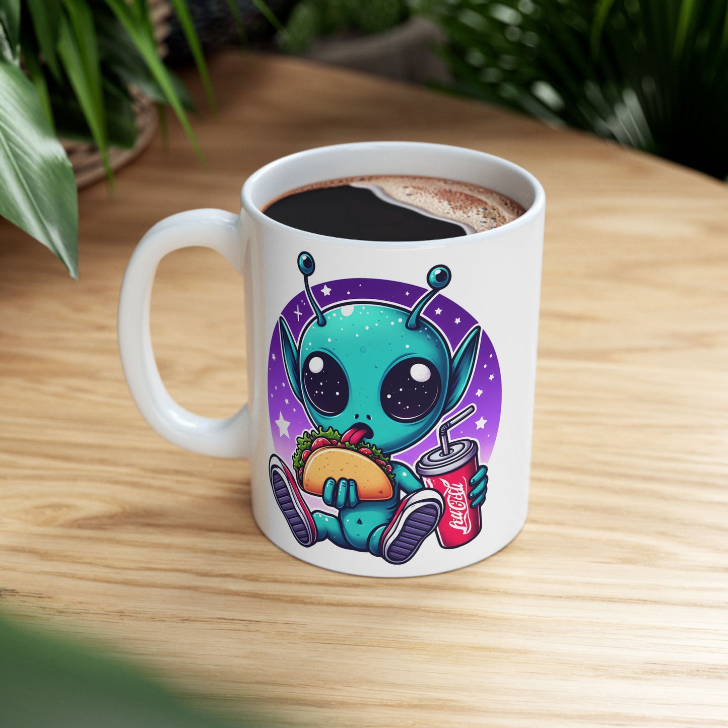 Extraterrestrial Taco Tuesday Ceramic Mug (11oz & 15oz)
