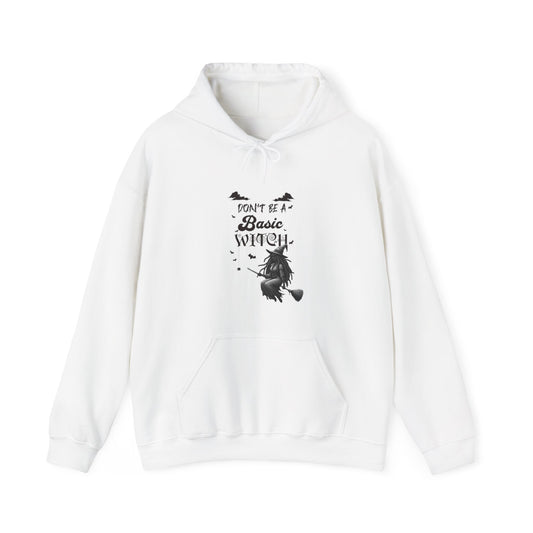 Not Your Basic Flying Witch w/ Wild Locs Hooded Sweatshirt