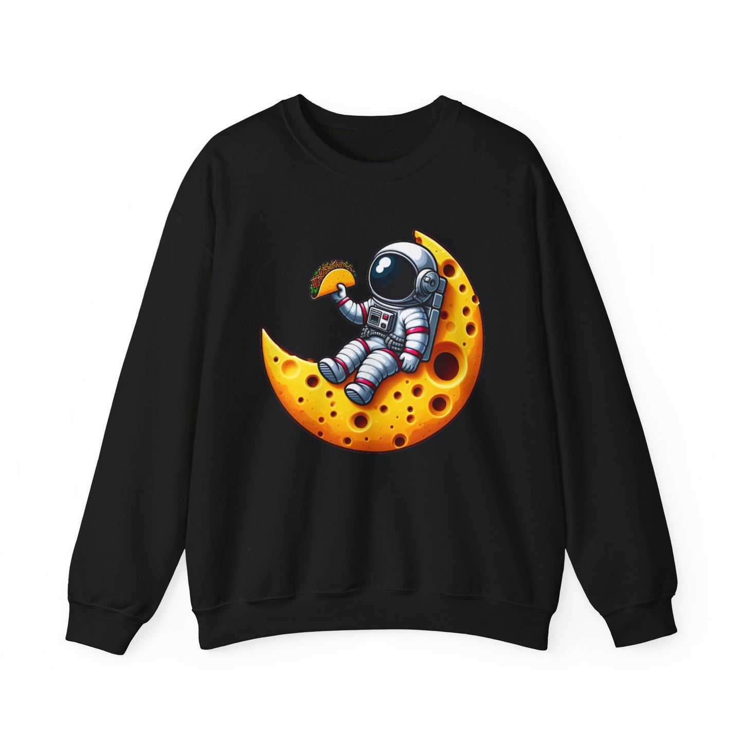 Astronaut on Cheese Moon Sweatshirt