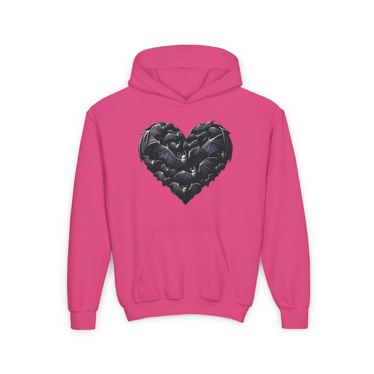 Bats Need Love Too Kids Hooded Sweatshirt