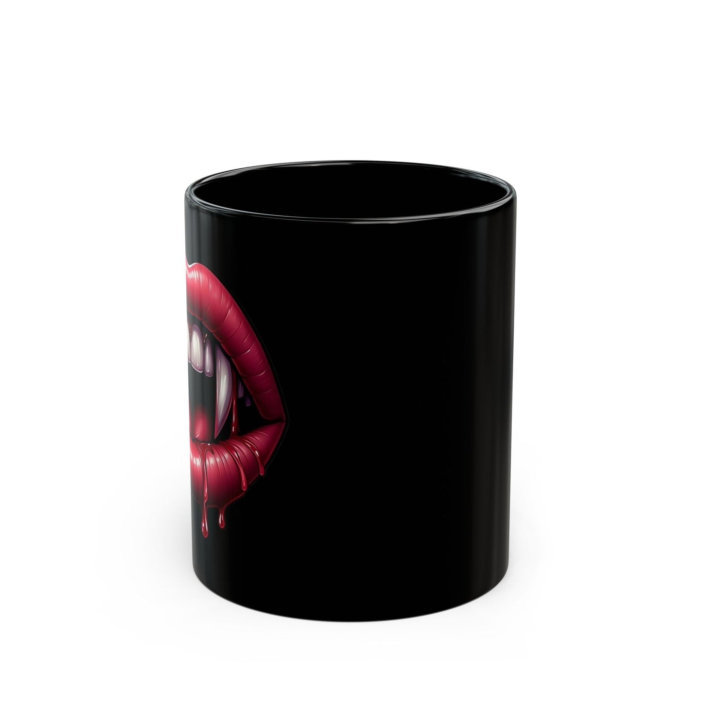 Bloody Vampire Teeth Ceramic Mug (11oz & 15oz)