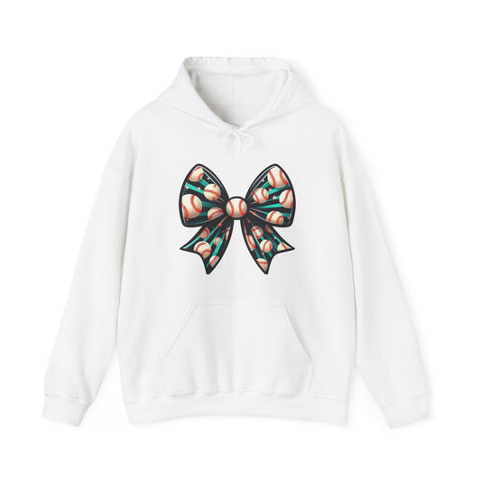 Baseball Prize Bow Hooded Sweatshirt