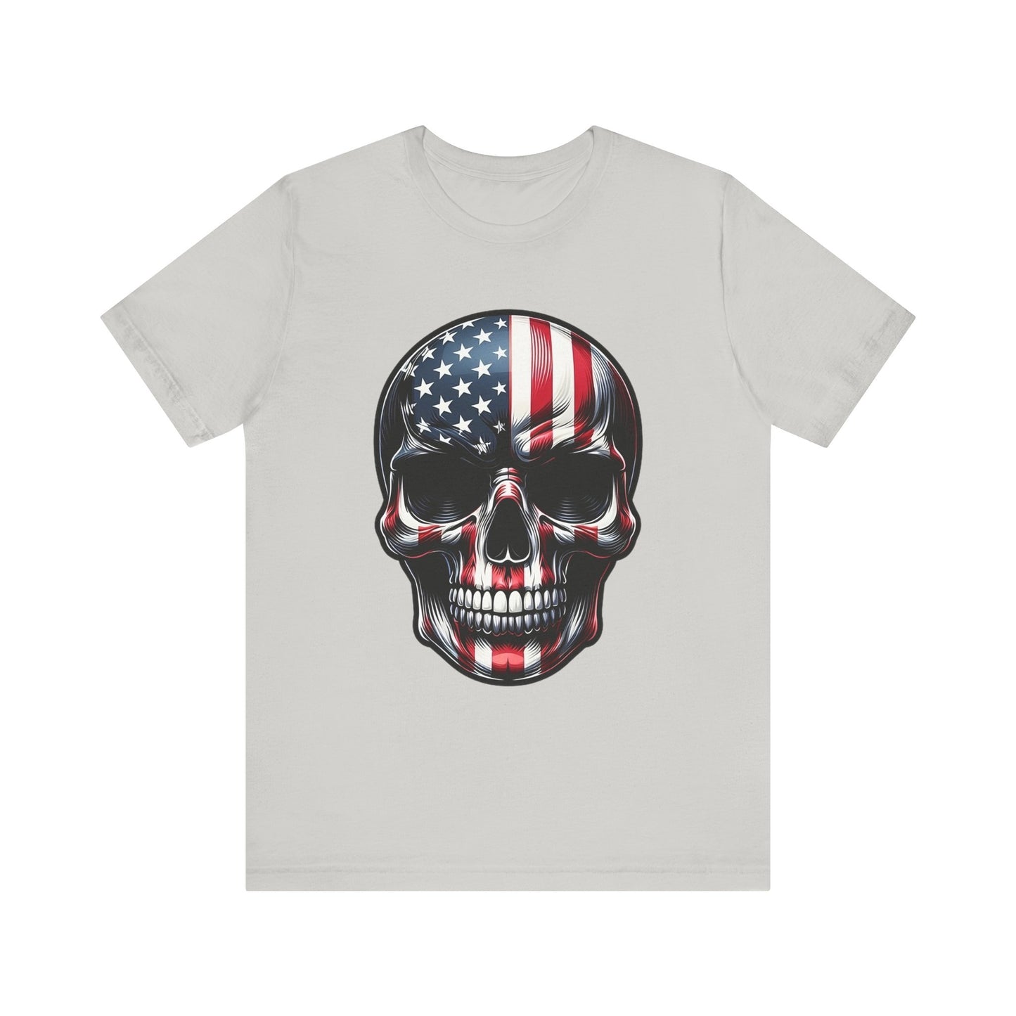 Skull, Stars & Stripes Short Sleeve Shirt