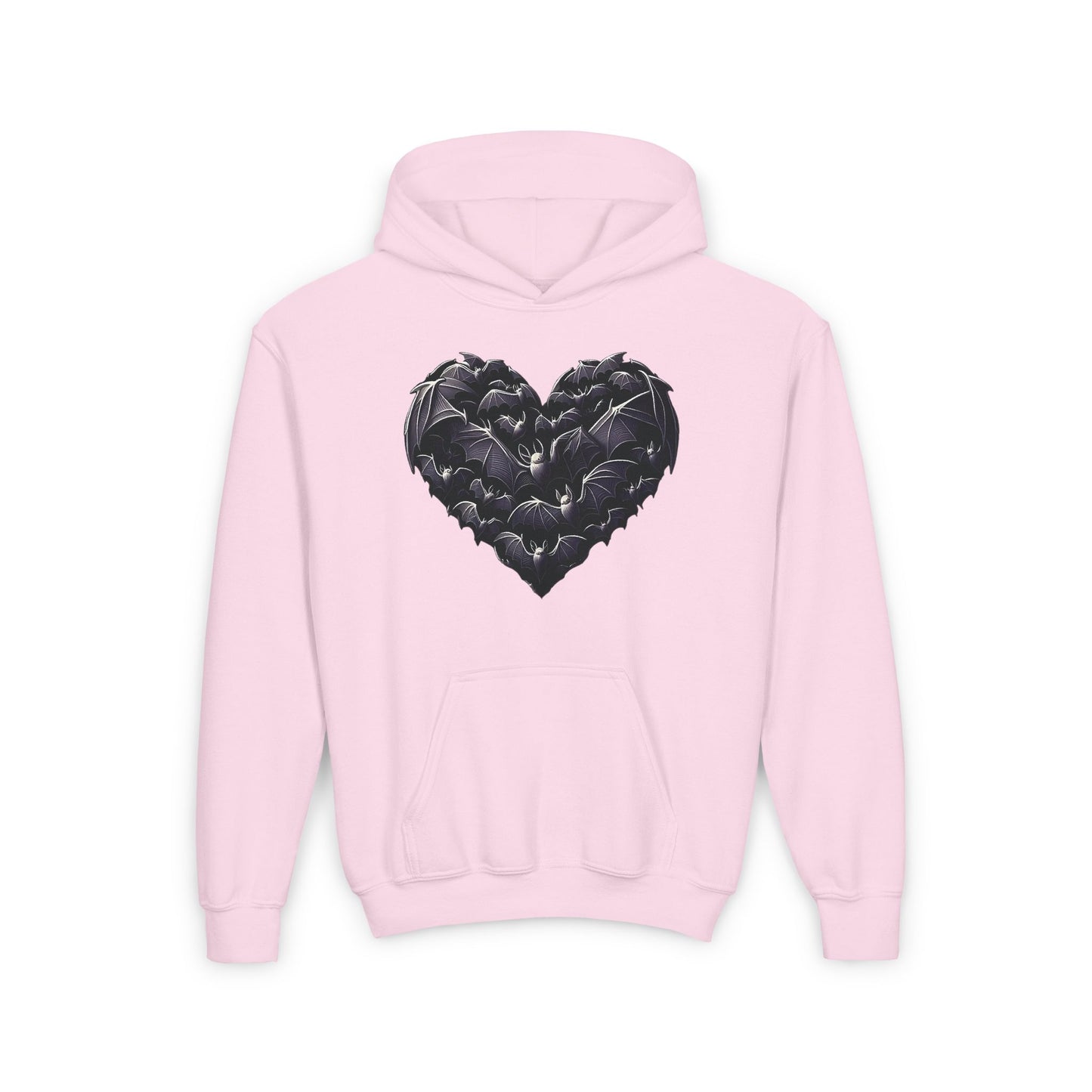 Bats Need Love Too Kids Hooded Sweatshirt