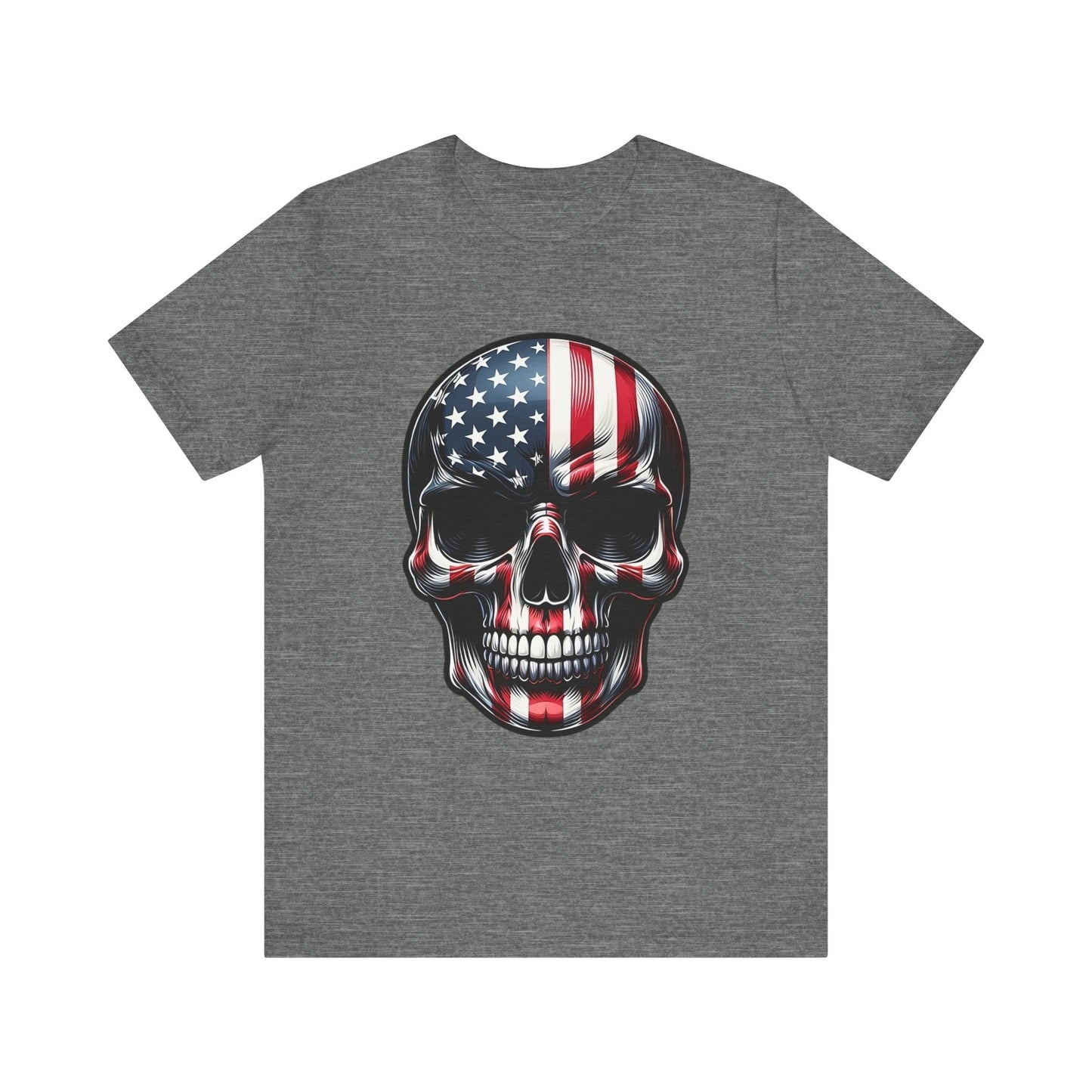 Skull, Stars & Stripes Short Sleeve Shirt