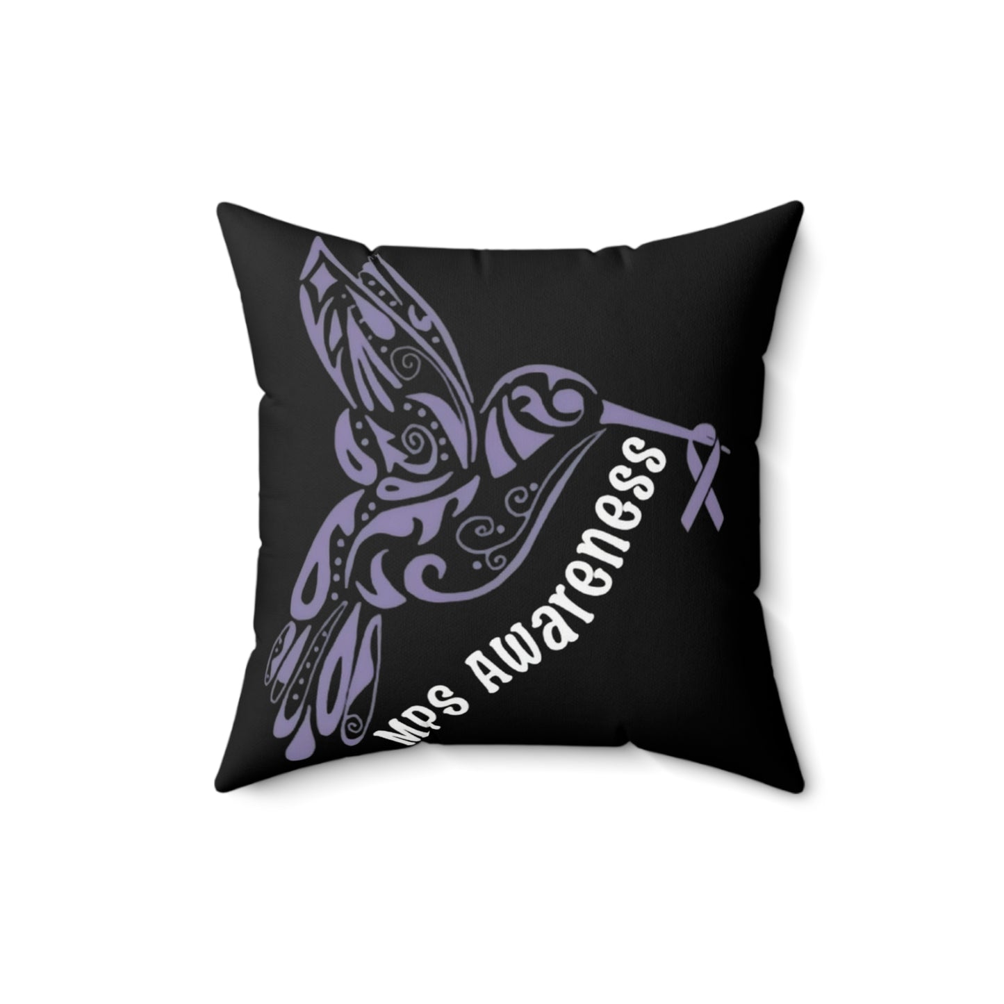 Hummingbird MPS Awareness Square Pillow