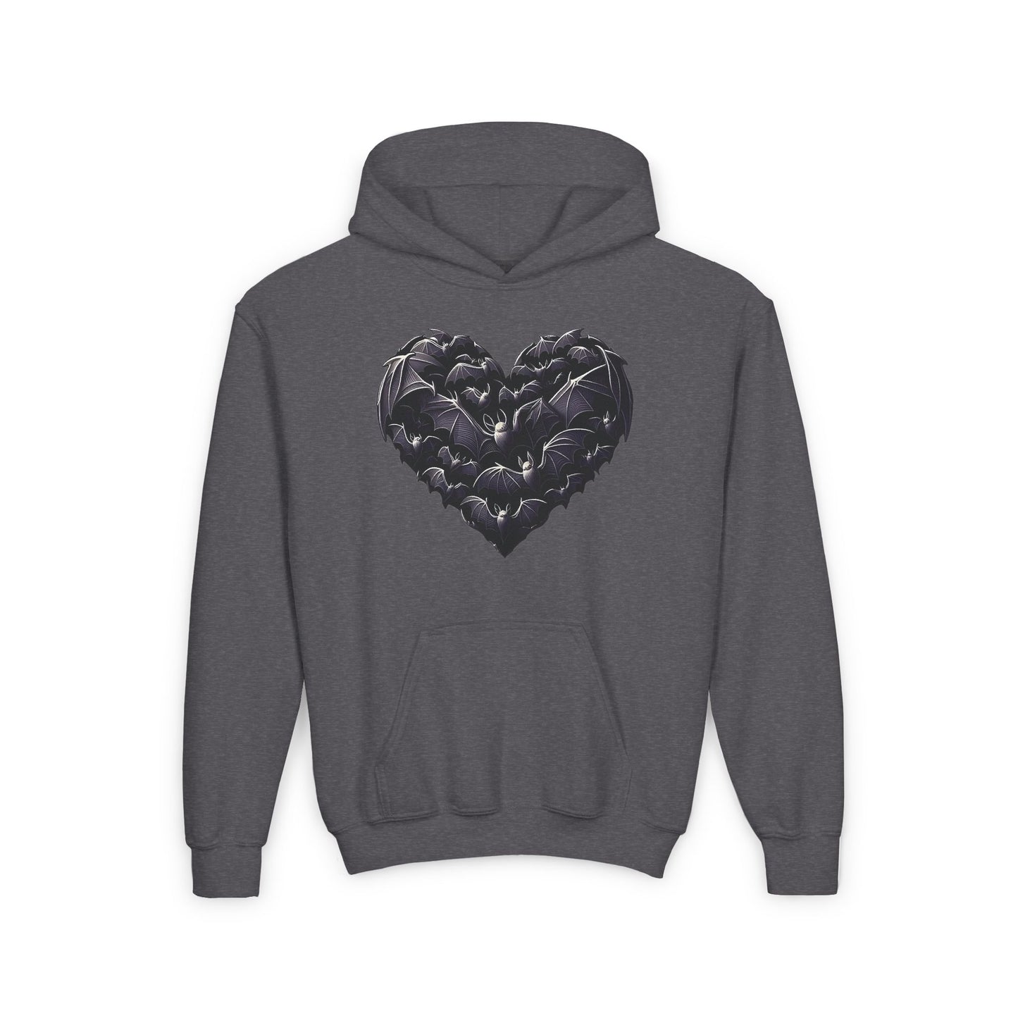 Bats Need Love Too Kids Hooded Sweatshirt