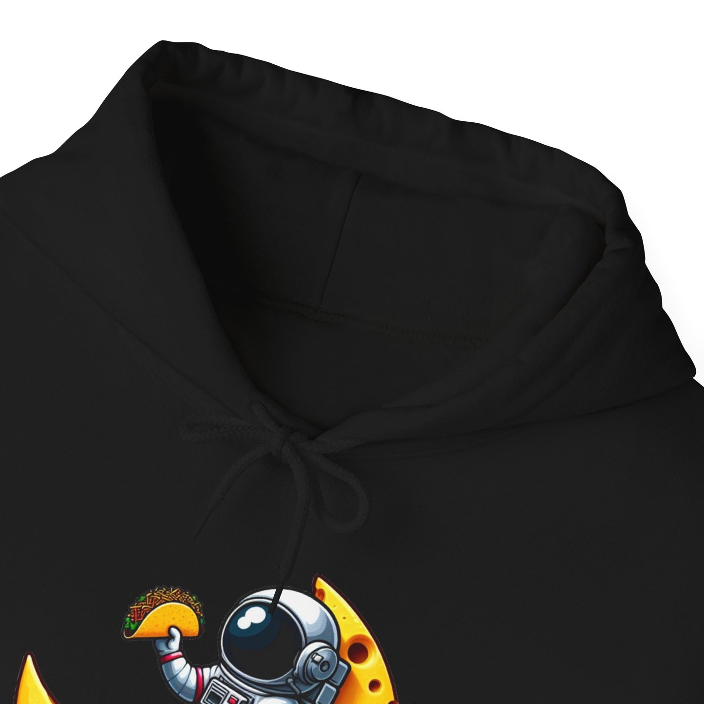 Astronaut On Cheese Moon Hooded Sweatshirt