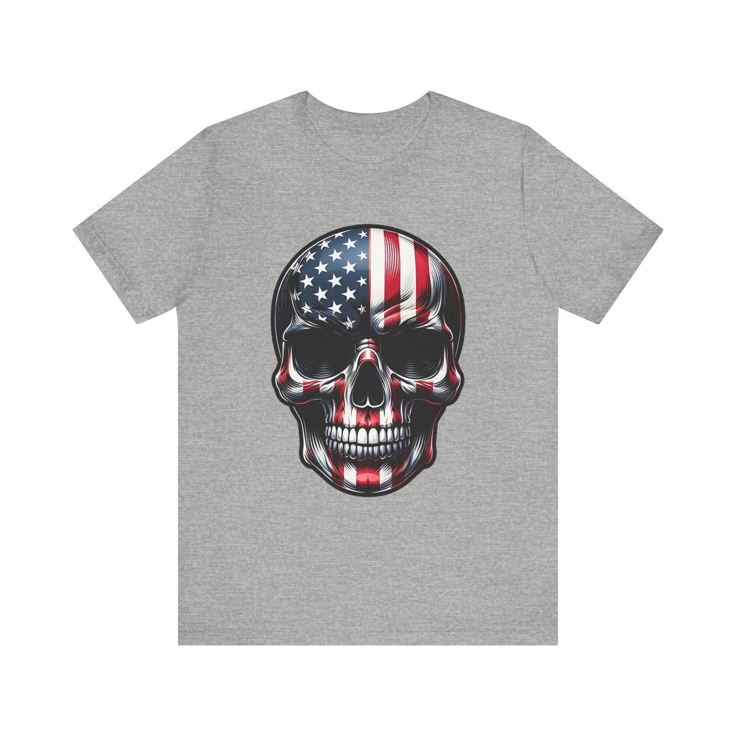 Skull, Stars & Stripes Short Sleeve Shirt