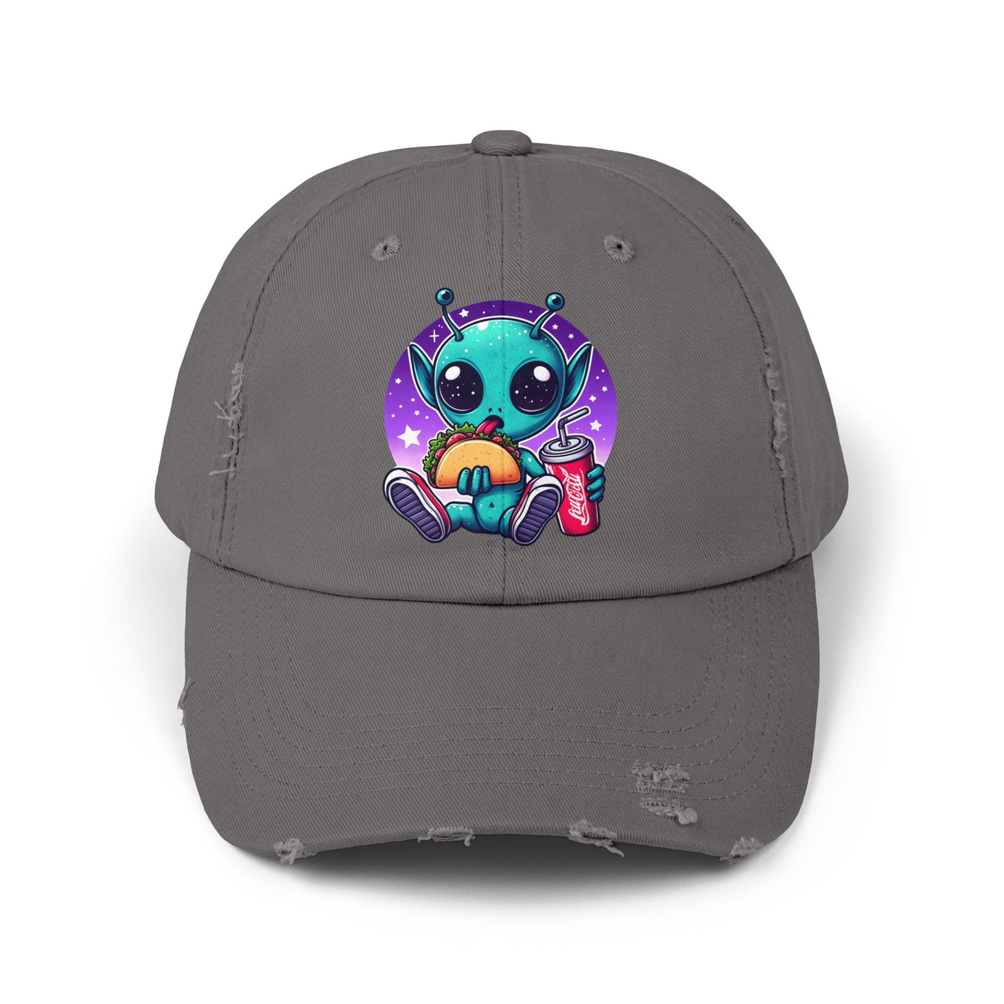 Extraterrestrial Taco Tuesday Distressed Hat