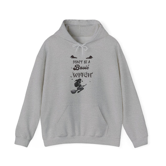 Not Your Basic Flying Witch w/ Tied Up Locs Hooded Sweatshirt